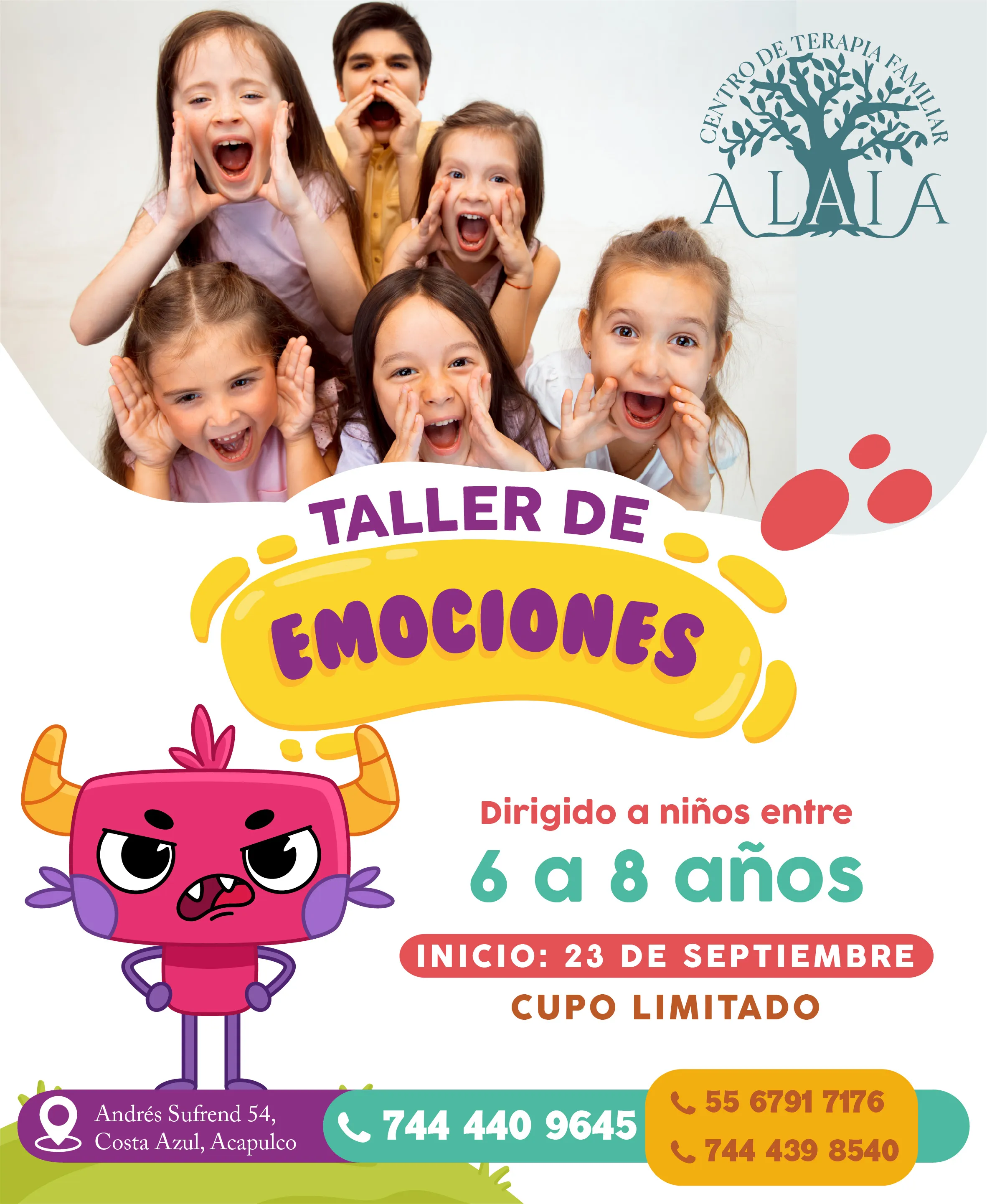 Taller Emociones de 6-8 años